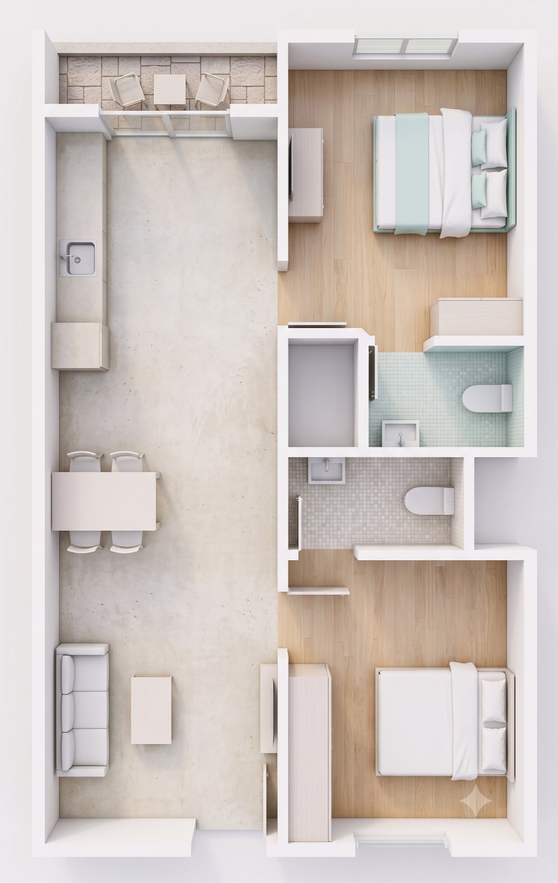 Hiyaa Flats Lagoon Light — As built scheme
